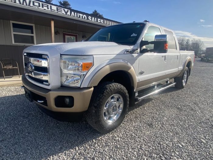 2012 Ford F-250 King Ranch Crew Cab -$24,900